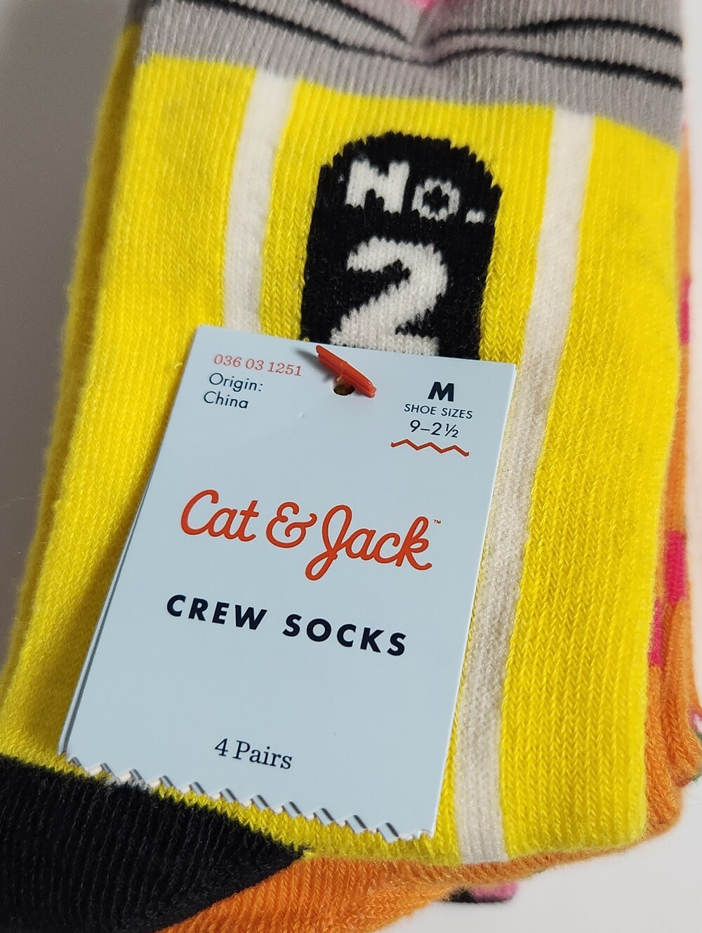 Little Kids Size Medium Crew Socks Fits Shoe Sizes 9-2.5 - Picture 4 of 7